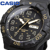 Casio Youth Day Date Resin Belt Watch MRW-210H-1A2VDF