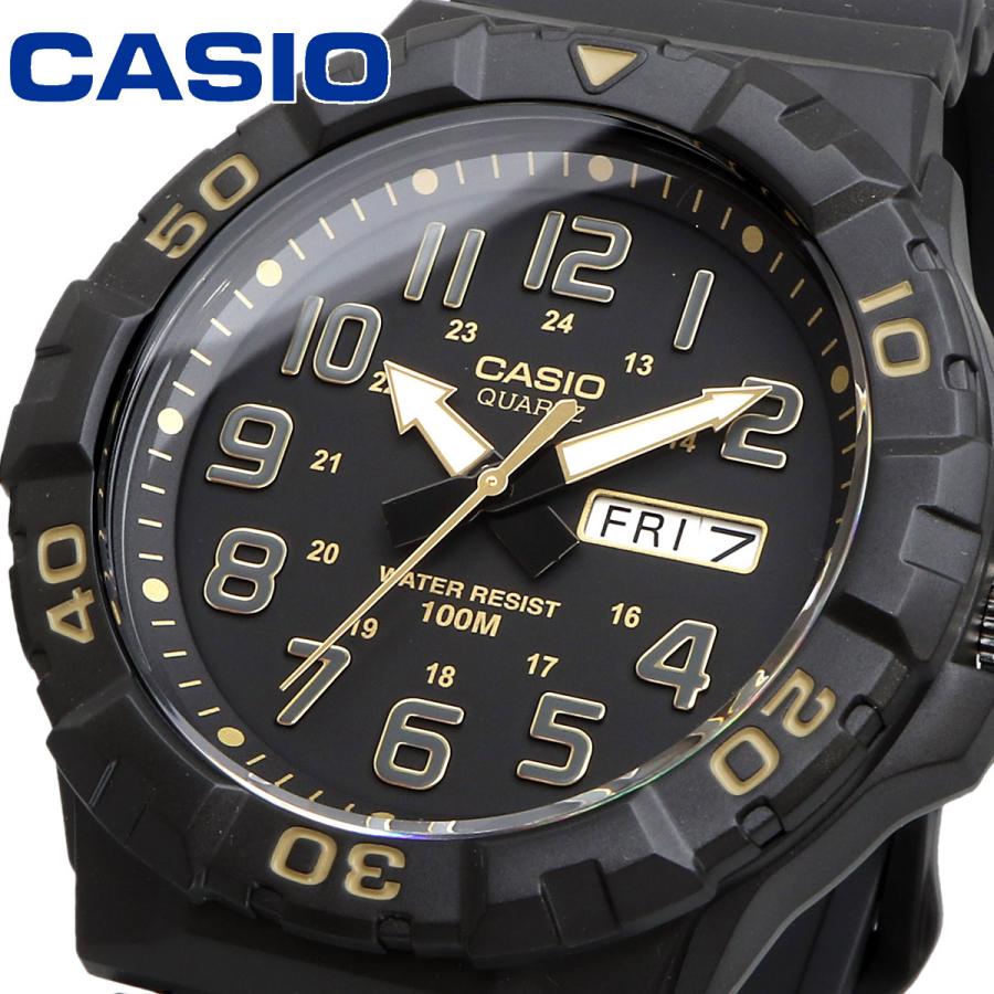 Casio Youth Day Date Resin Belt Watch MRW-210H-1A2VDF
