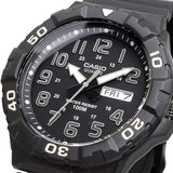 Casio Youth Day Date Resin Belt Watch MRW-210H-1AVDF