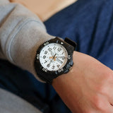 Casio Youth Day Date Resin Belt Watch MRW-210H-7AVDF