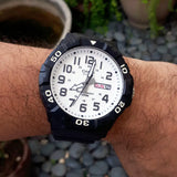 Casio Youth Day Date Resin Belt Watch MRW-210H-7AVDF