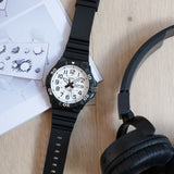Casio Youth Day Date Resin Belt Watch MRW-210H-7AVDF
