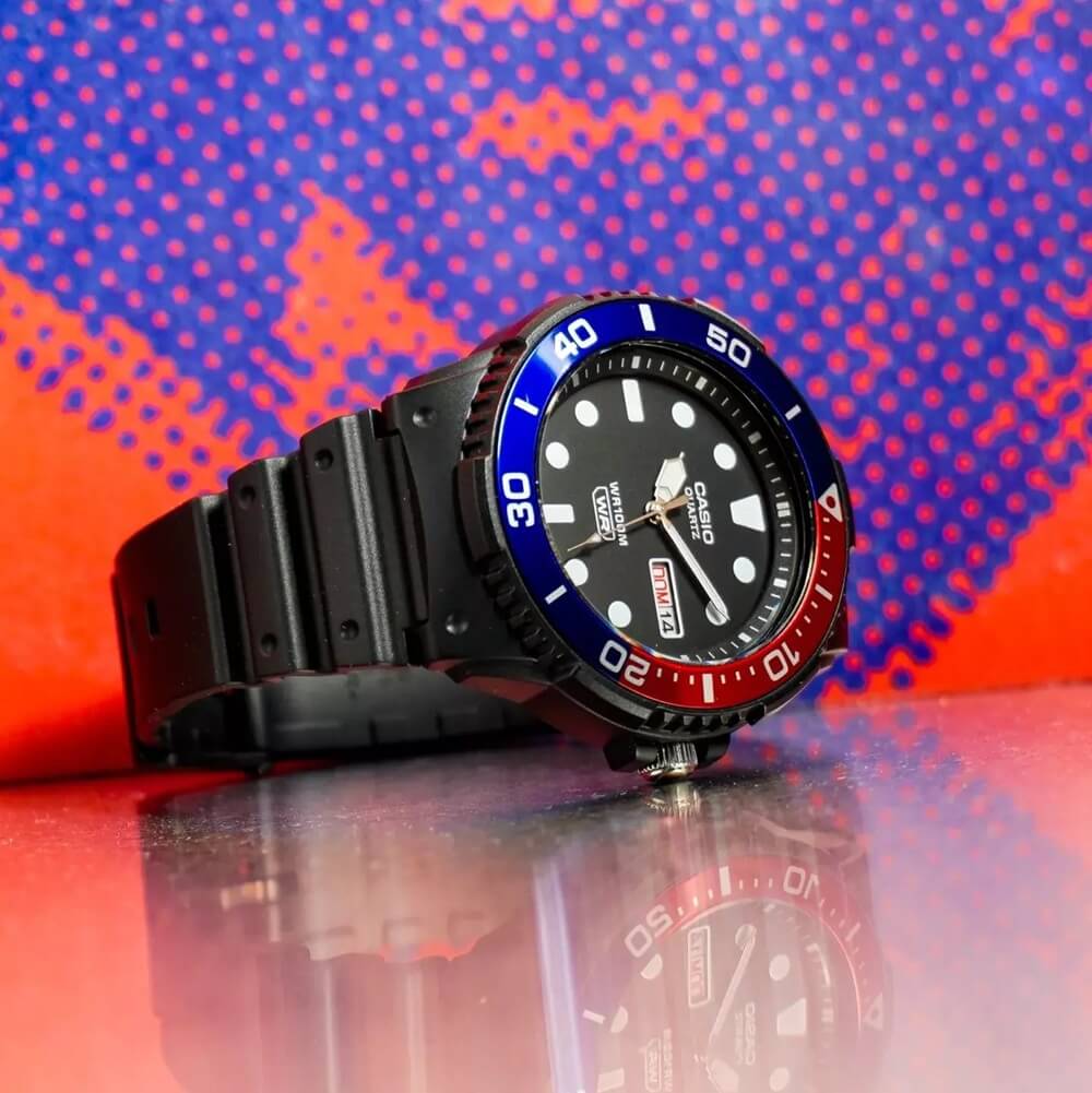 Casio Standard Day Date Resin Belt Watch MRW-230H-1E2VDF