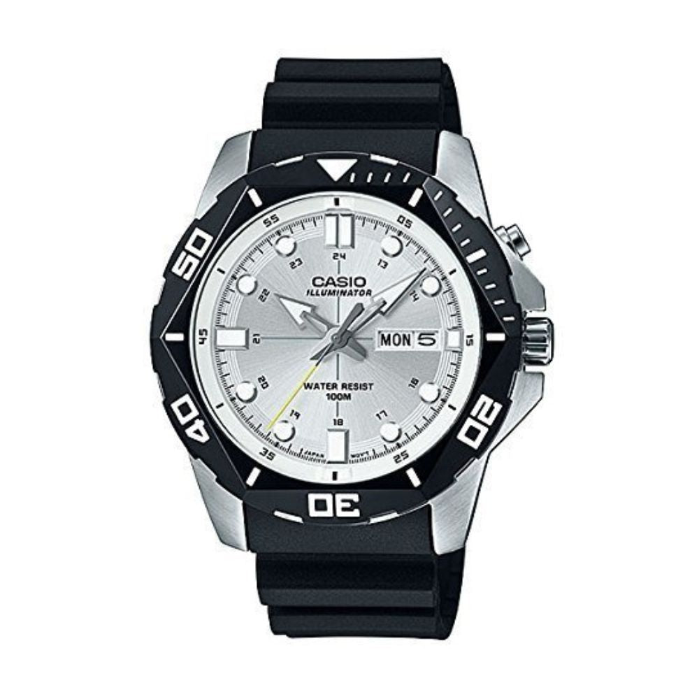 Casio Standard Day Date Resin Belt Watch MTD-1080-7AVDF