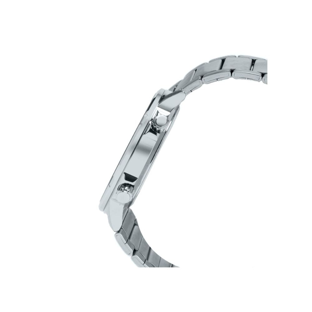 Casio Standard Day Date Stainless Steel Chain Watch MTD-130D-1A3VDF