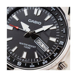 Casio Standard Day Date Stainless Steel Chain Watch MTD-130D-1AVDF
