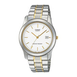Casio Enticer Date Two Tone Chain Watch MTP-1141G-7ARDF