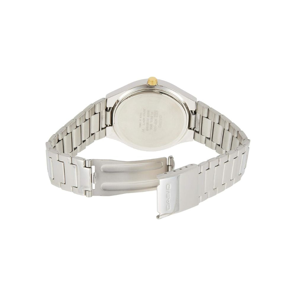 Casio Standard Date Silver Chain Watch MTP-1170G-7ARDF