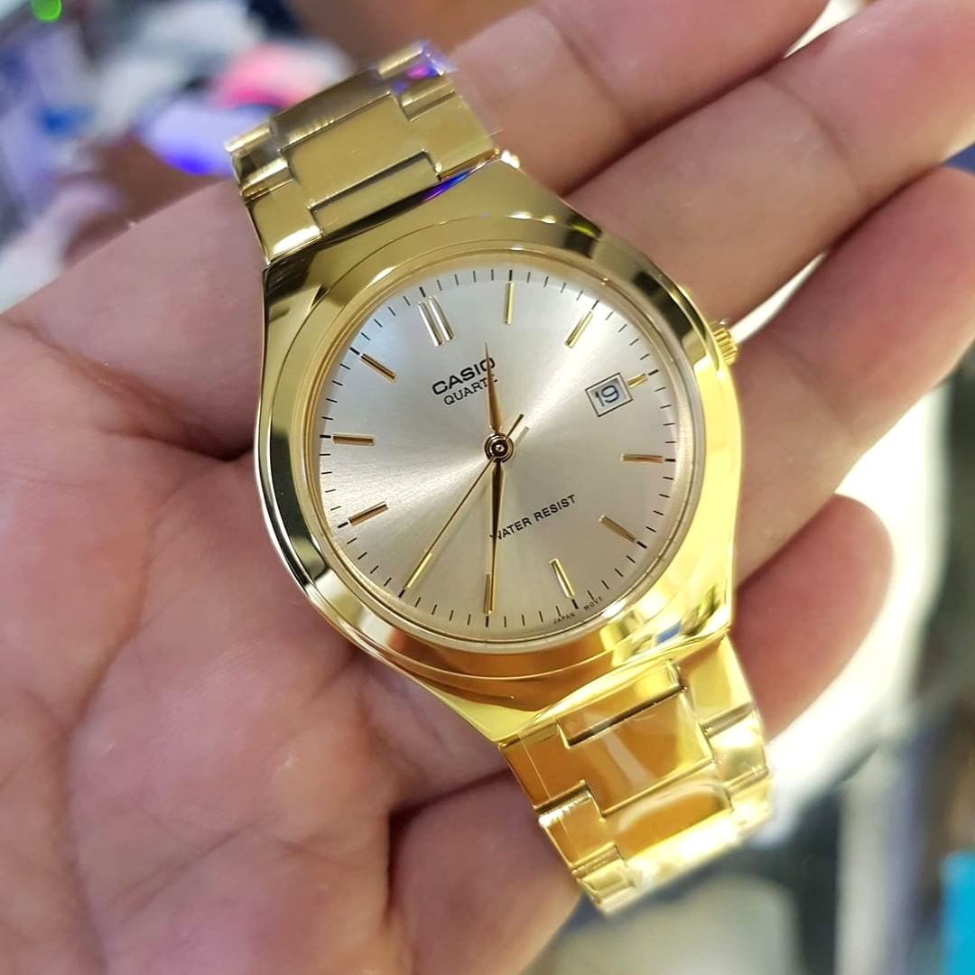 Casio Standard Date Golden Chain Watch MTP-1170N-9ARDF