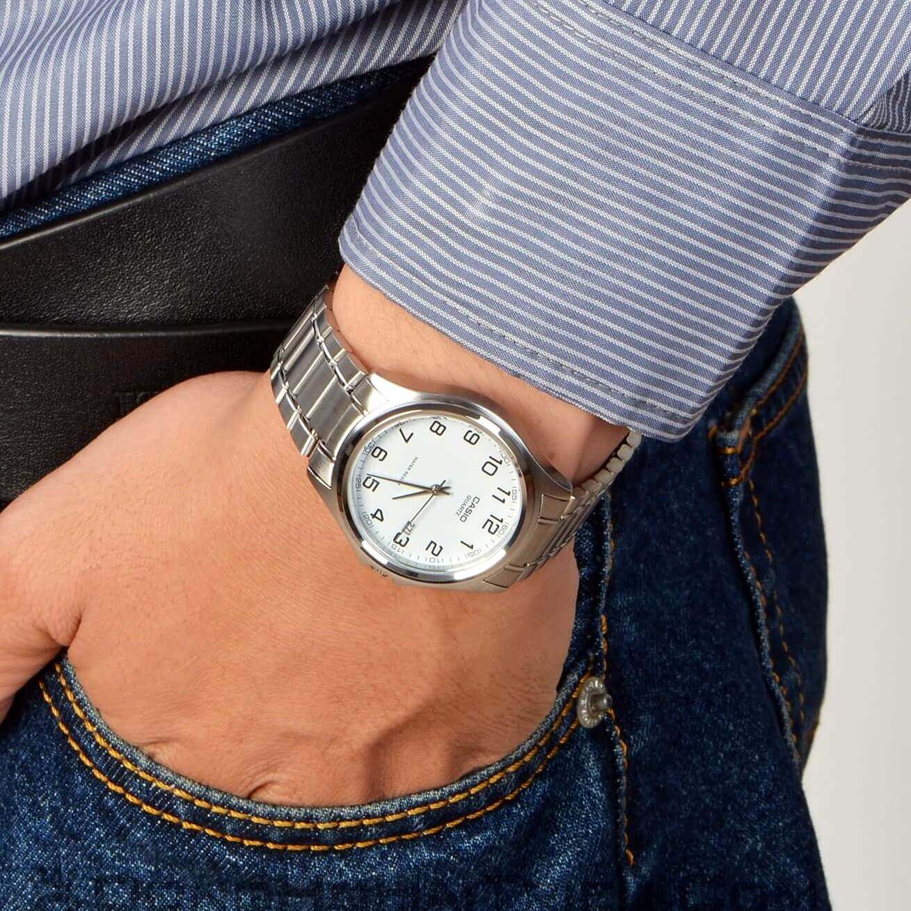 Casio Standard Date Chain Watch MTP-1183A-7BDF