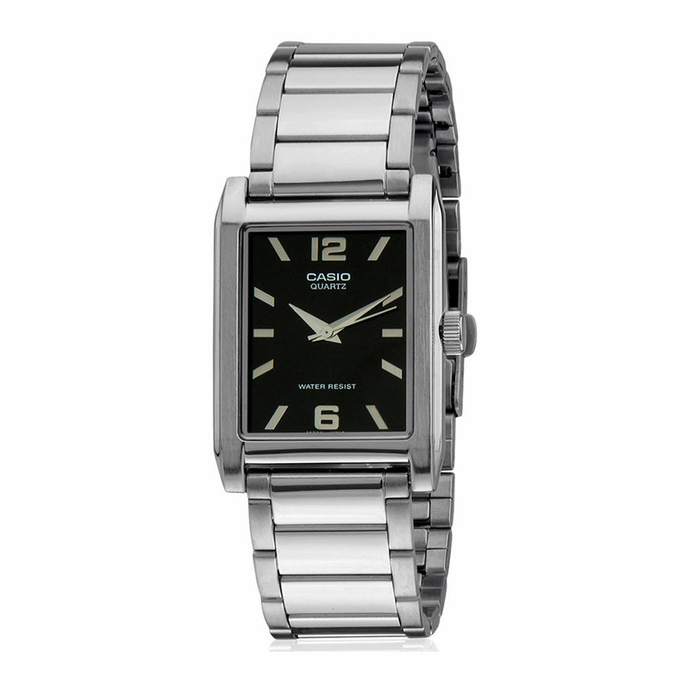 Casio Enticer Silver Chain Watch MTP-1235D-1ADF