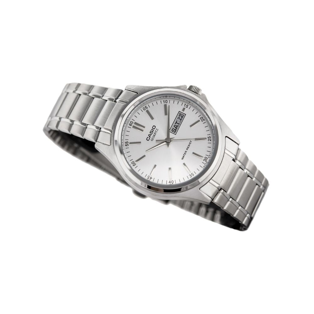 Casio Standard Day Date Chain Watch MTP-1239D-7ADF