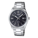 Casio Enticer Date Silver Chain Watch MTP-1302D-1A1VDF
