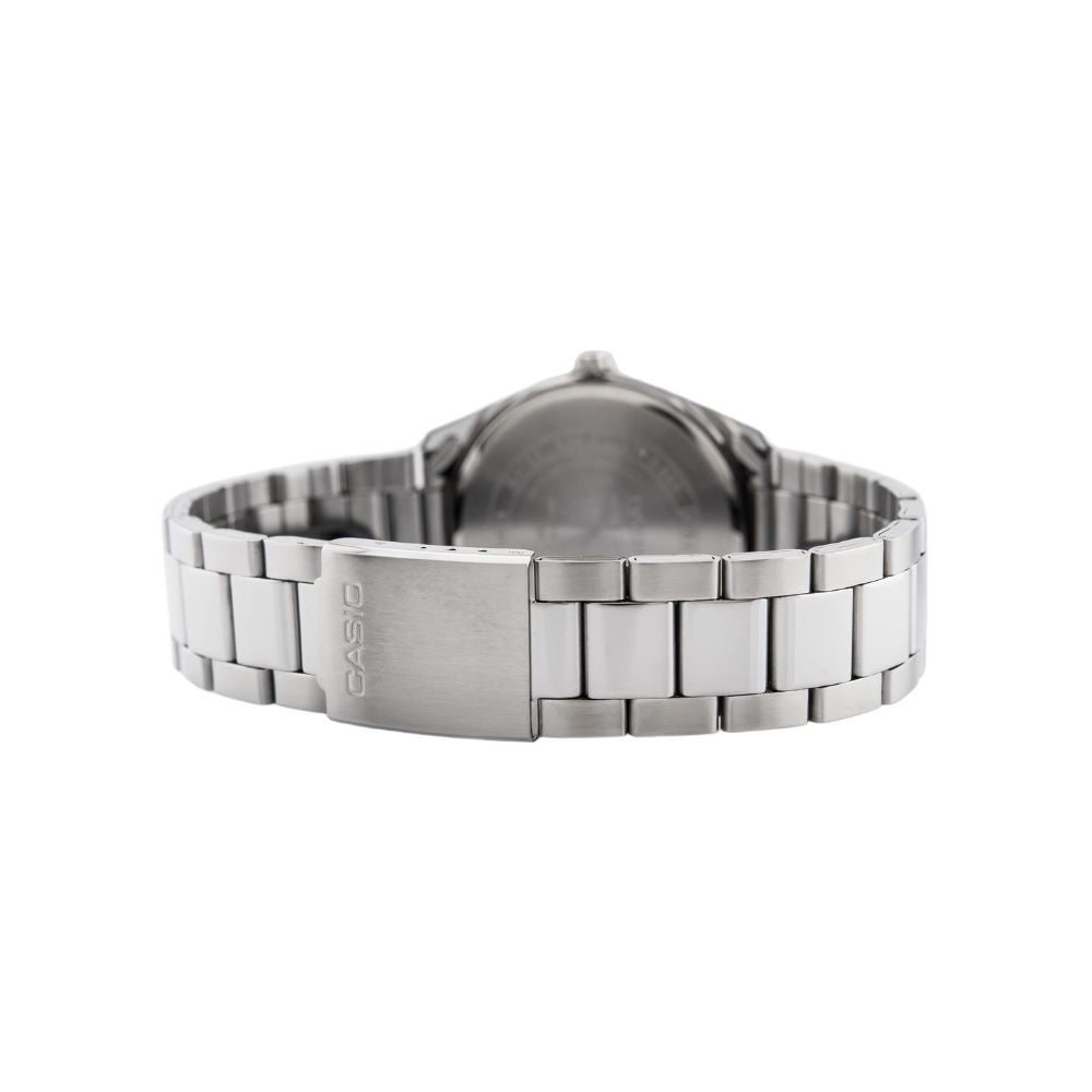 Casio Enticer Date Silver Chain Watch MTP-1302D-1A2VDF