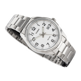 Casio Enticer Date Silver Chain Watch MTP-1302D-7BVDF