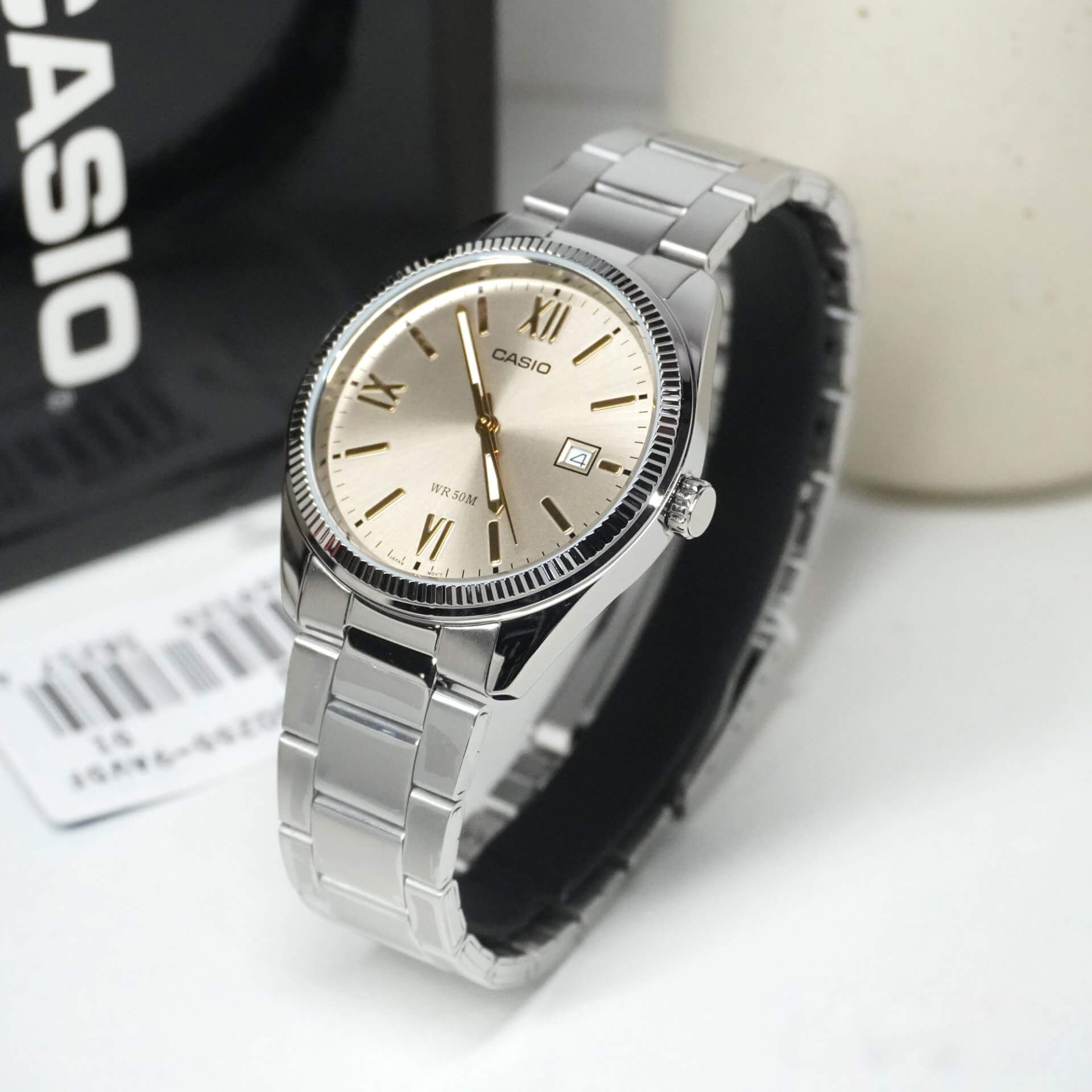 Casio Enticer Date Chain Watch MTP-1302DD-9AVDF