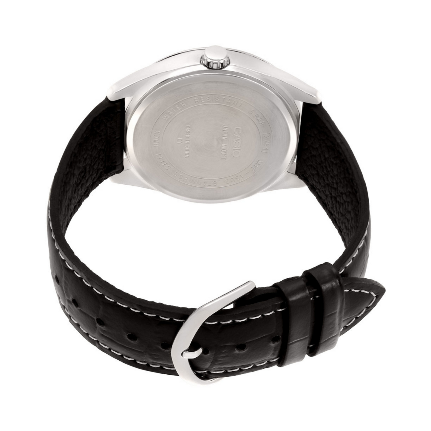 Casio Enticer Date Leather Belt Watch MTP-1302L-1AVDF