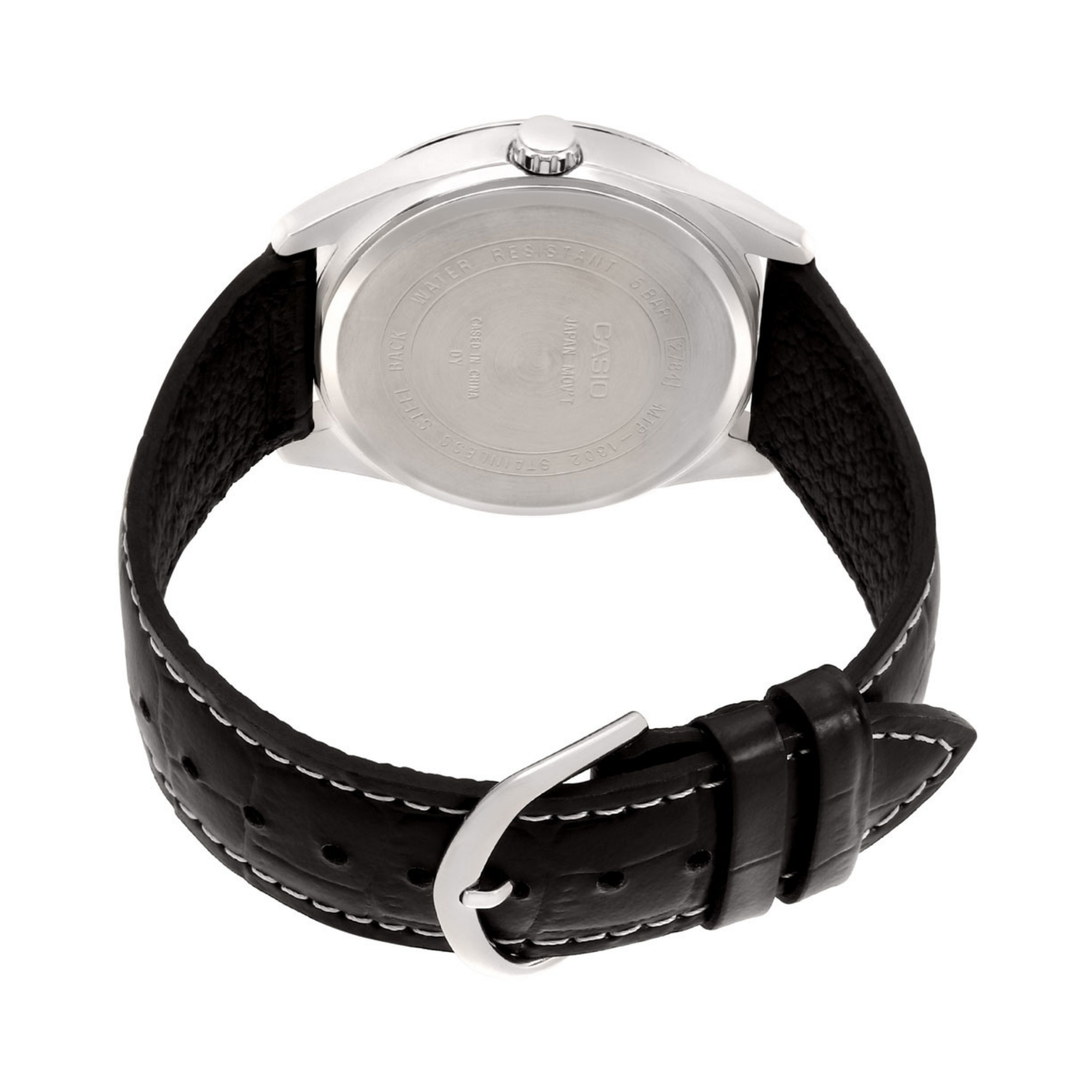 Casio Enticer Date Leather Belt Watch MTP-1302L-1AVDF