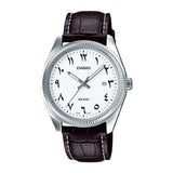Casio Enticer Date Leather Belt Watch MTP-1302L-7B3VDF