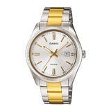 Casio Enticer Date Two Tone Chain Watch MTP-1302SG-7AVDF