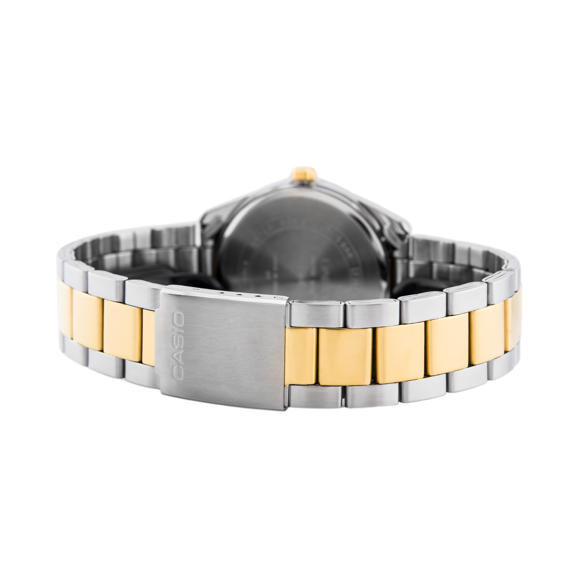 Casio Enticer Date Two Tone Chain Watch MTP-1302SG-7B3VDF