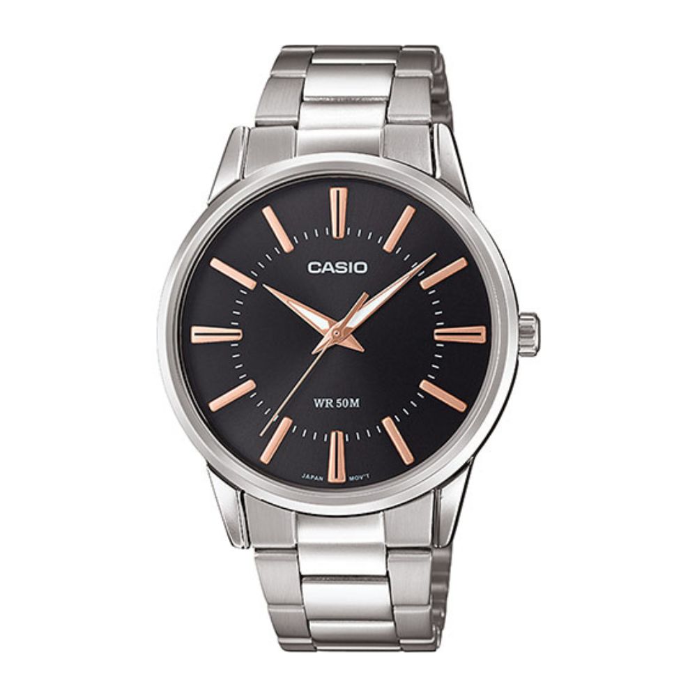 Casio Enticer Silver Chain Watch MTP-1303D-1A3VDF