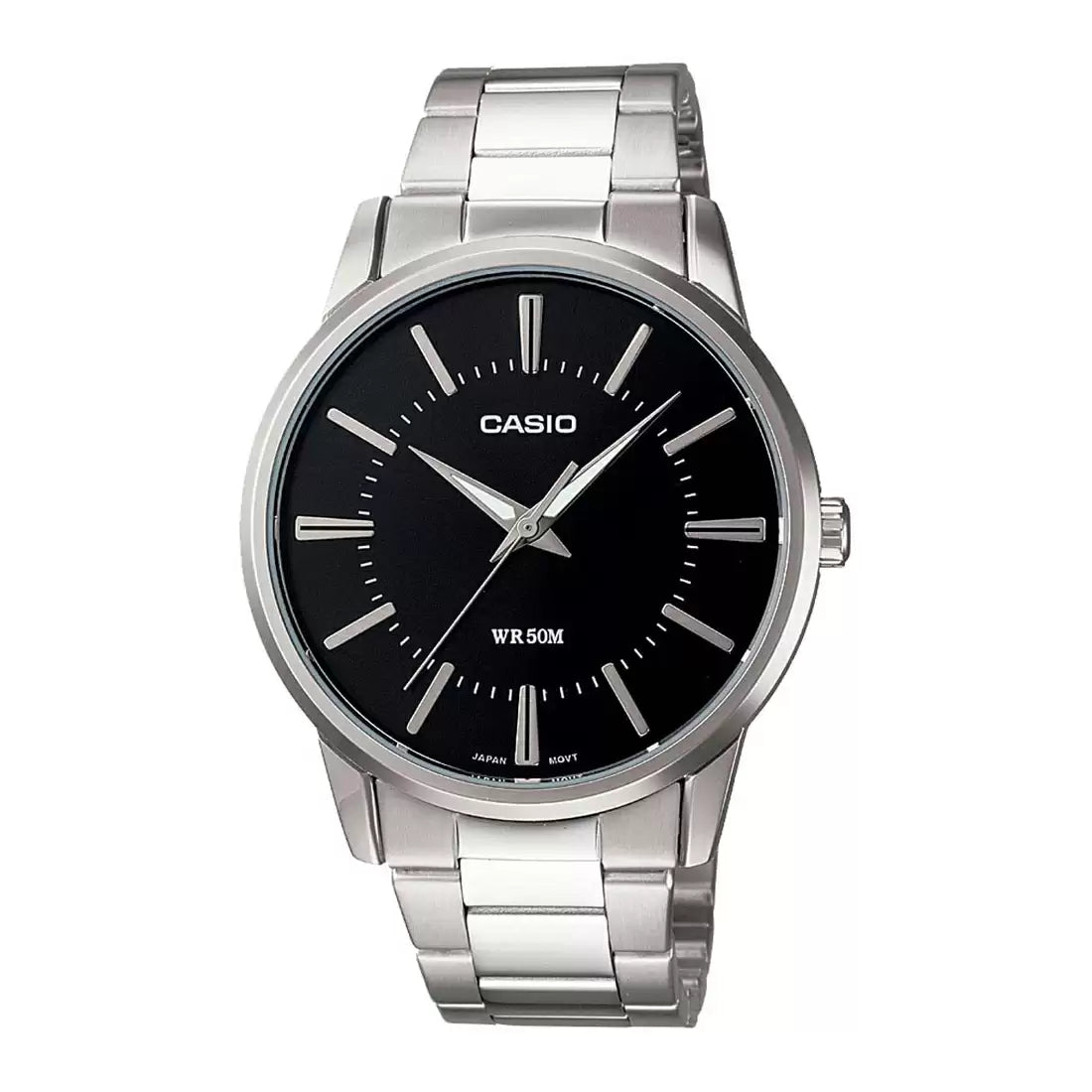 Casio Enticer Silver Chain Watch MTP-1303D-1AVDF