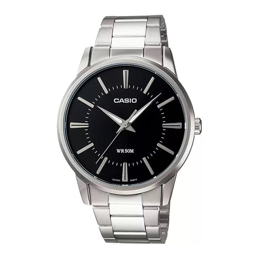 Casio Enticer Silver Chain Watch MTP-1303D-1AVDF