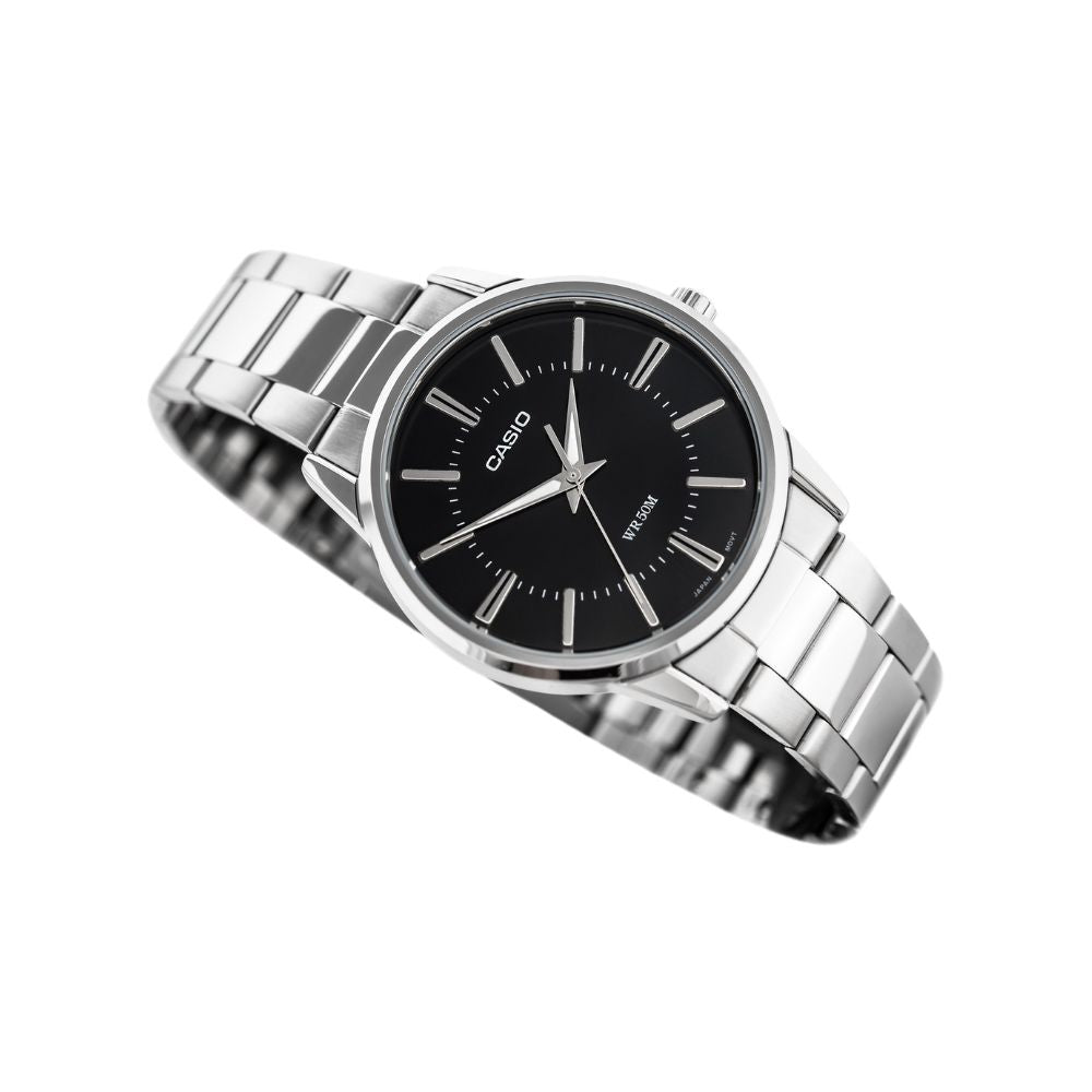 Casio Enticer Silver Chain Watch MTP-1303D-1AVDF