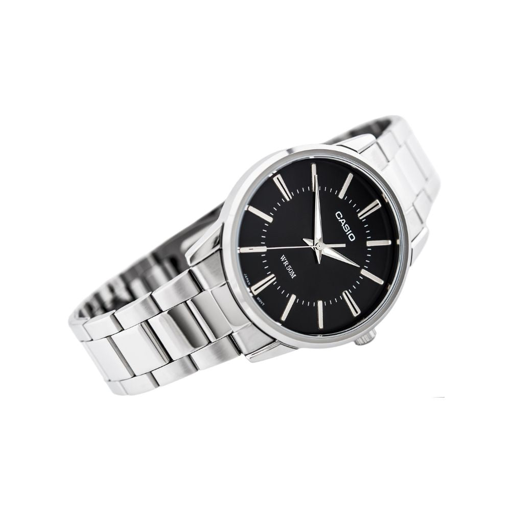 Casio Enticer Silver Chain Watch MTP-1303D-1AVDF