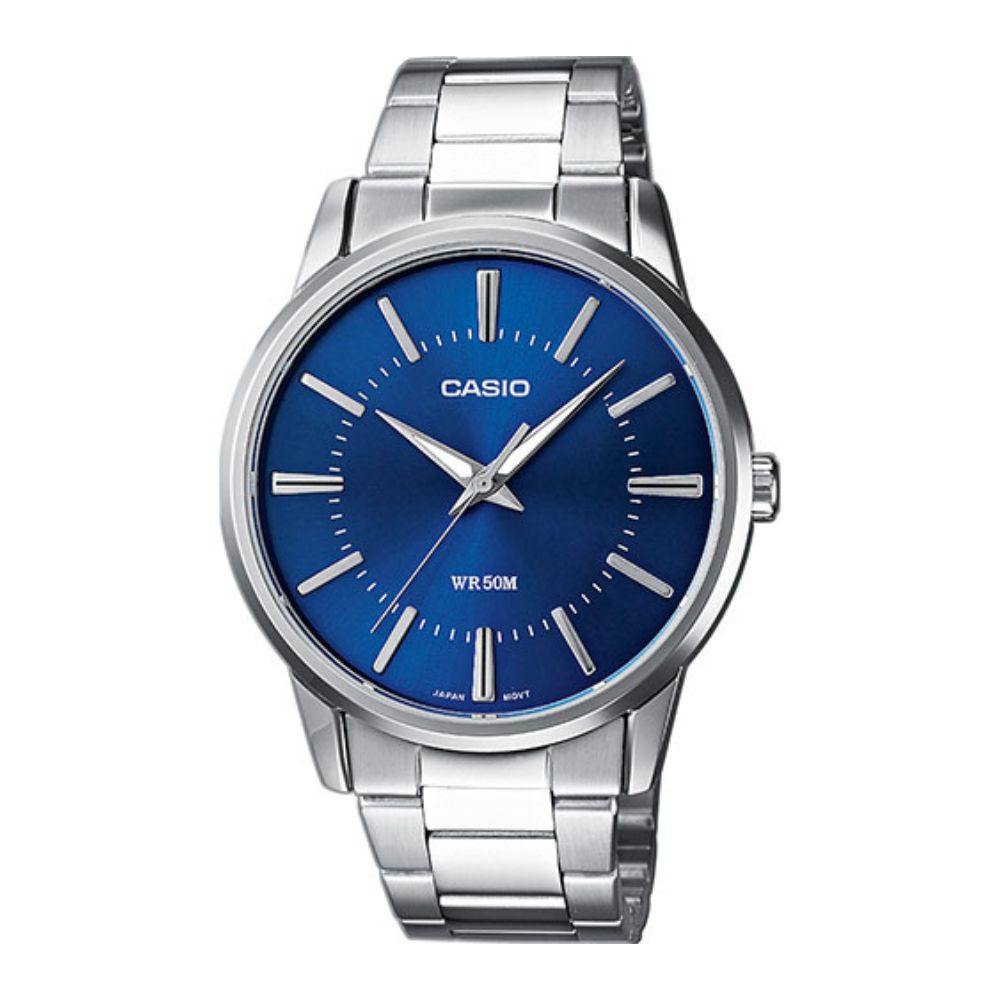 Casio Enticer Silver Chain Watch MTP-1303D-2AVDF