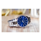 Casio Enticer Silver Chain Watch MTP-1303D-2AVDF