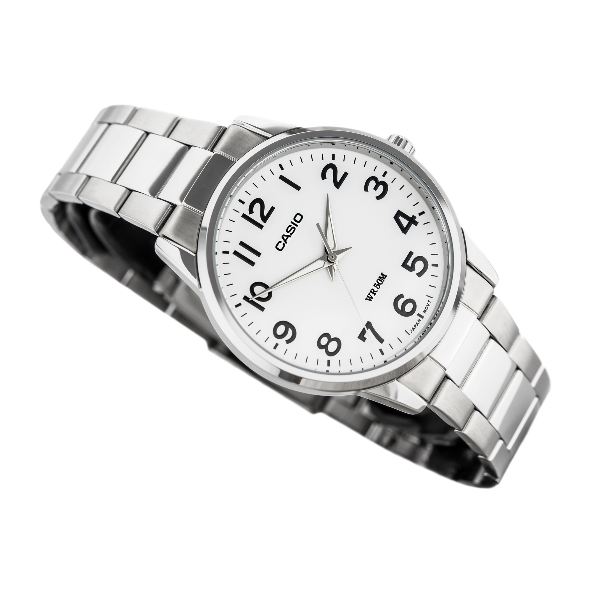 Casio Enticer Silver Chain Watch MTP-1303D-7BVDF