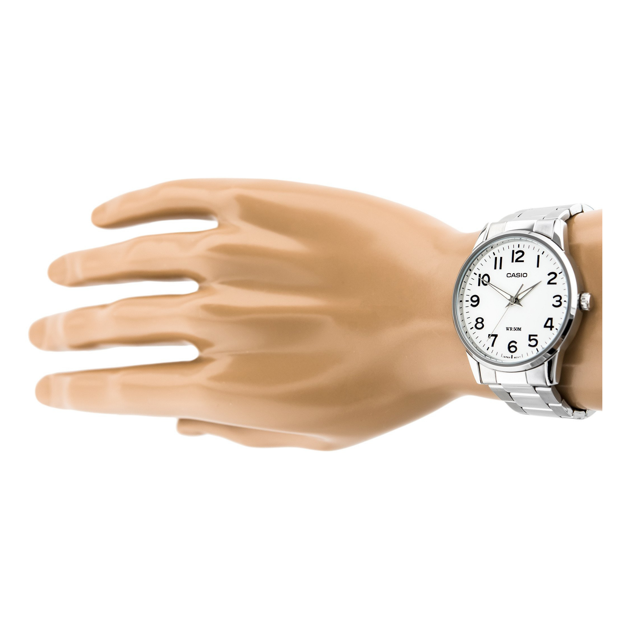 Casio Enticer Silver Chain Watch MTP-1303D-7BVDF