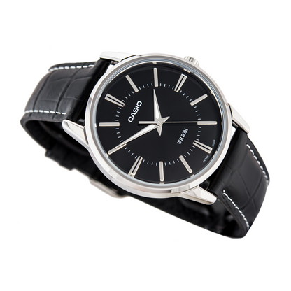Casio Enticer Leather Belt Watch MTP-1303L-1AVDF