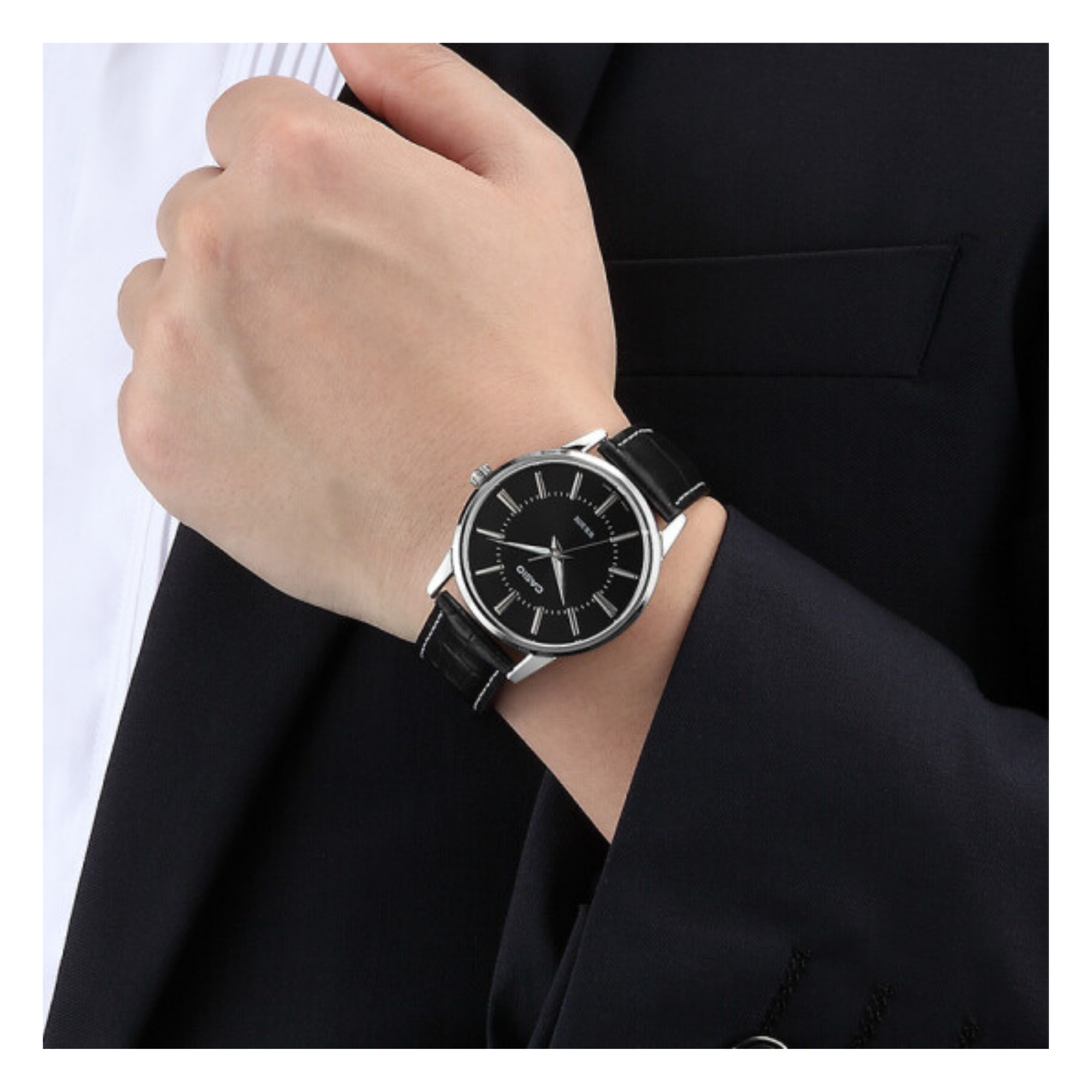 Casio Enticer Leather Belt Watch MTP-1303L-1AVDF