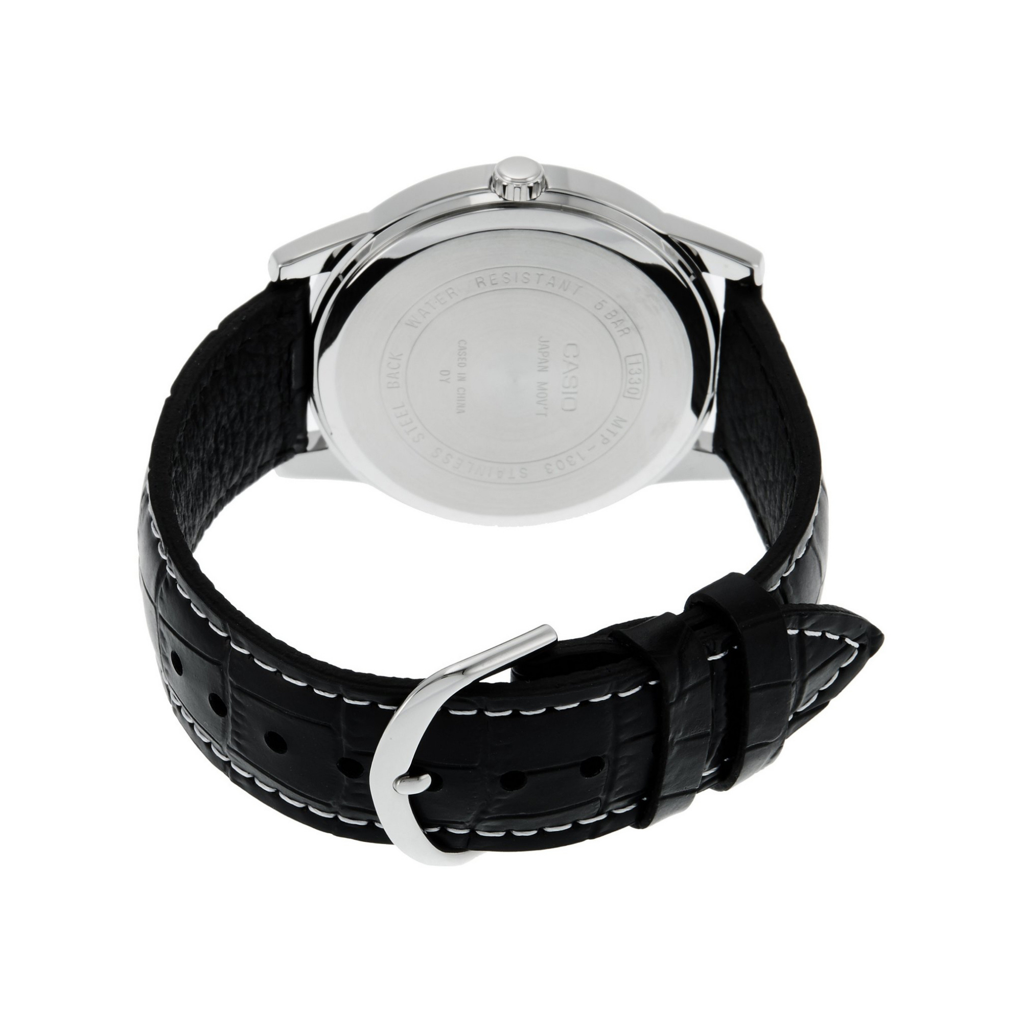 Casio Enticer Leather Belt Watch MTP-1303L-1AVDF