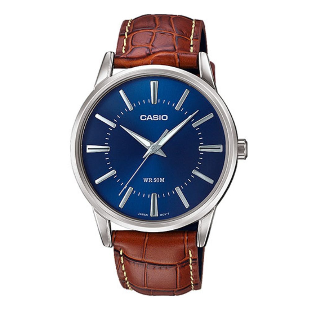 Casio Enticer Leather Belt Watch MTP-1303L-2AVDF