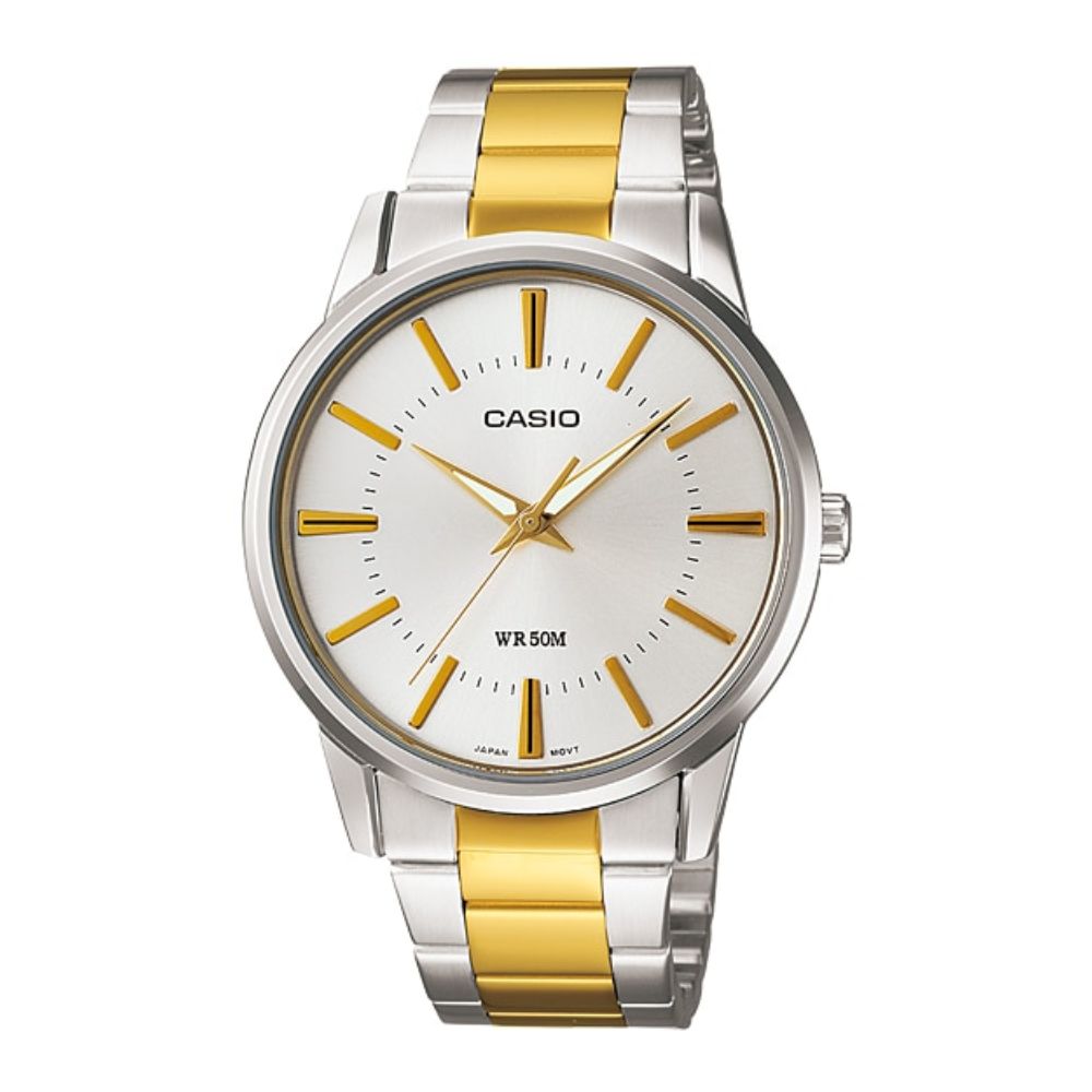 Casio Enticer Two Tone Chain Watch MTP-1303SG-7AVDF
