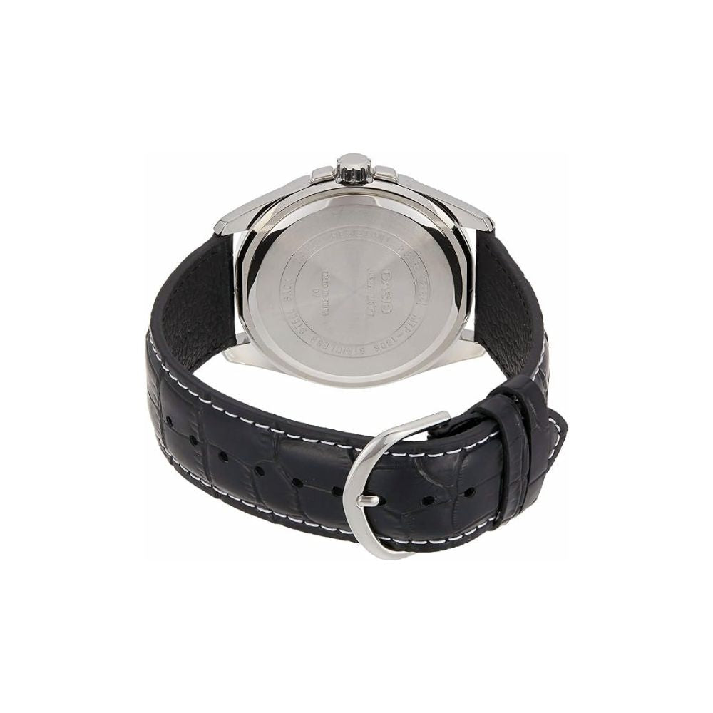 Casio Enticer Date Leather Belt Watch MTP-1308L-1AVDF