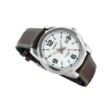 Casio Enticer Date Silver Leather Belt Watch MTP-1314L-7AVDF