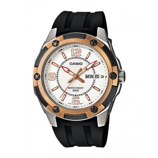 Casio Standard Day Date Resin Belt Watch MTP-1327-7A1VDF
