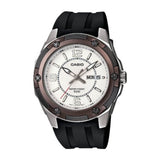 Casio Standard Day Date Resin Belt Watch MTP-1327-7A2VDF