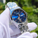 Casio Enticer Day Date Chain Watch MTP-1335D-2A2VDF