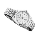 Casio Enticer Day Date Silver Chain Watch MTP-1370D-7A1VDF
