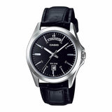 Casio Enticer Day Date Leather Belt Watch MTP-1370L-1AVDF