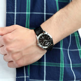 Casio Enticer Day Date Leather Belt Watch MTP-1370L-1AVDF