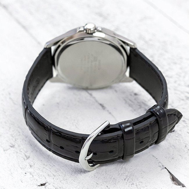 Casio Enticer Day Date Leather Belt Watch MTP-1370L-1AVDF