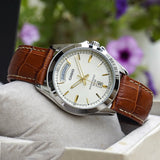 Casio Enticer Day Date Leather Belt Watch MTP-1370L-9AVDF