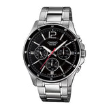 Casio Enticer Multifunction Silver Chain Watch MTP-1374D-1AVDF